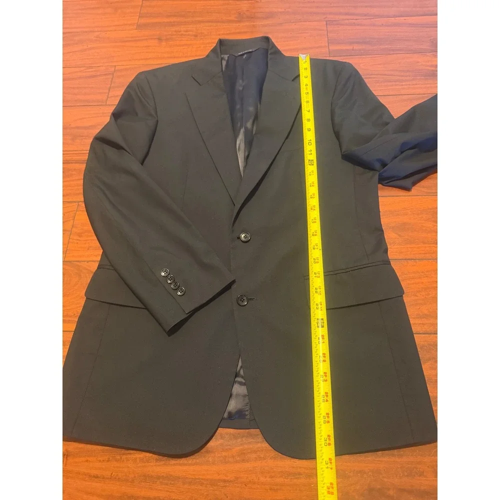 Brooks Brothers Mens 38R Navy Blue Two Button Blazer Sport Coat Jacket